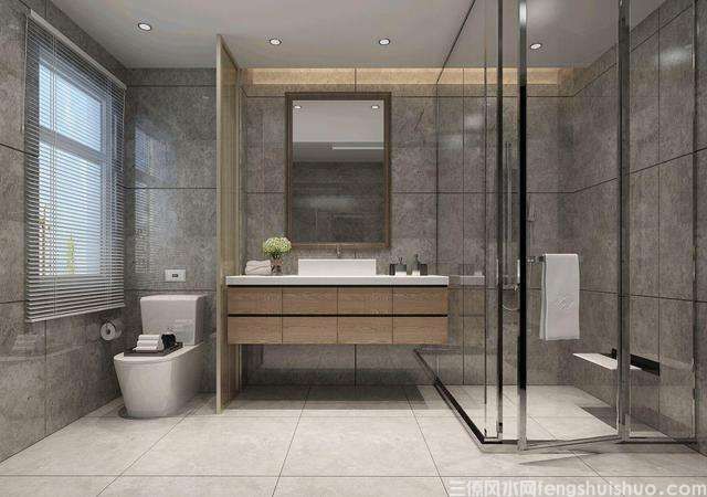 影响家庭财运的卫生间风水，卫生间地面倾斜角度不好！